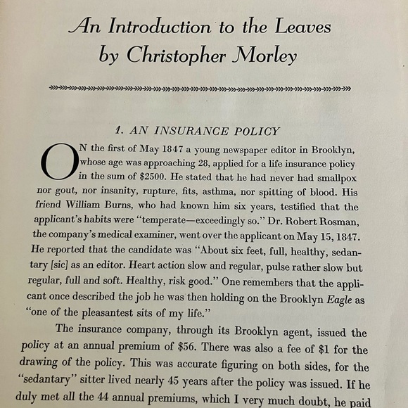 WALT WHITMAN LEAVES OF GRASS COPYRIGHT 1940 DOUBLEDAY DORAN &CO PRINTED IN USA - Picture 5 of 16